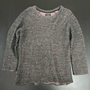 Dark gray fuzzy ZARA sweater